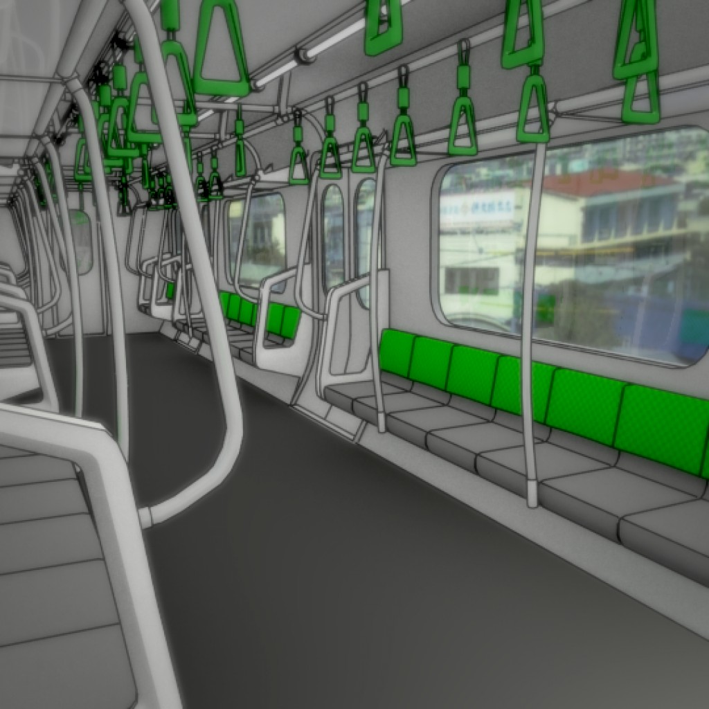 Japanese Subway Train preview image 2